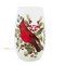 Stony Creek 5.25 In Cardinal Christmas Pre-Lit Small Vase Christmas Lighted Glass Accent , Christmas Red Bird